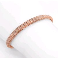 Tennisarmband 585 Gold 3,54 ct Diamanten - Bild 7