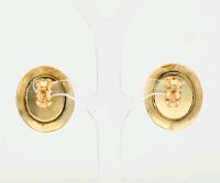 Ohrringe 585 Gold Creolen Tigerstein - Bild 7