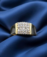 Siegelring 585 Gelbgold mit 0,5 ct Diamant - Bild 1