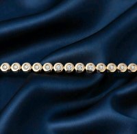 Tennisarmband 750 Gold 1,6 ct Diamant - Bild 4
