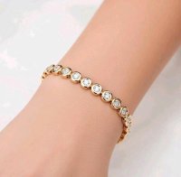 Tennisarmband 750 Gold 1,6 ct Diamant - Bild 5