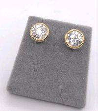 Ohrringe 585 Gold 14 Karat Thomas Sabo Zirkonia 2 Ct - Bild 3