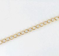 Tennisarmband 750 Gold 2,85 ct Diamant - Bild 5