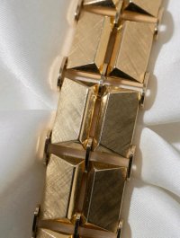 Armreif 585 Gelbgold massiv breit - Bild 4