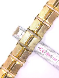 Armreif 585 Gelbgold 14 Karat Massiv Breit - Bild 5