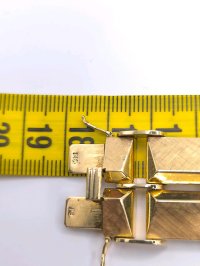 Armreif 585 Gelbgold massiv breit - Bild 7