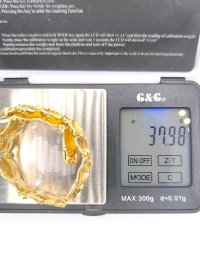 Armreif 585 Gold massiv breit - Bild 3