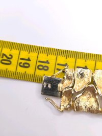 Armreif 585 Gold massiv breit - Bild 5
