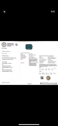 Verlobungsring 750 Gold Smaragd 19,77 ct Diamant - Bild 6