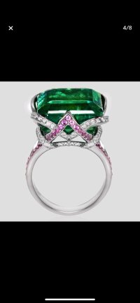 Ring 750 Gold Smaragd Diamant 19,77 ct - Bild 8