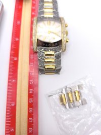 Bulgari Assioma Ring Stahl Gold Diamanten - Bild 6