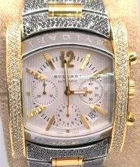 Bulgari Assioma Ring Gold Stahl Diamanten - Bild 10