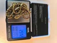 Granat-Collier 333 Gold - Bild 5