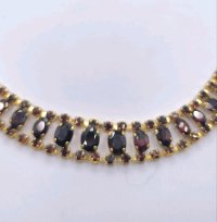 Granat-Collier 333 Gold 8 Karat - Bild 7