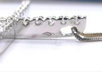 Kreuz-Anhänger 750 Gelbgold mit Kette Collier - Bild 9