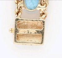 Armreif 585 Gold Blautopas 25 ct - Bild 6