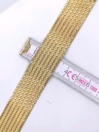 Armreif 585 Gelbgold massiv breit - Bild 3
