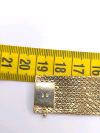 Armreif 585 Gelbgold massiv breit - Bild 6