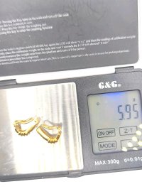 Ohrringe 585 Gold 0,5 ct Diamant Stecker Creolen - Bild 5
