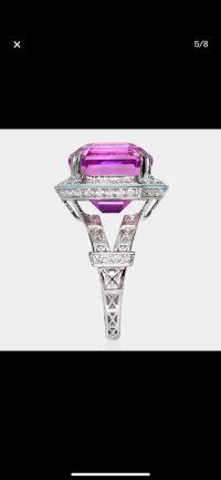 Verlobungsring 585 Gelbgold Kunzit 14,15 ct Diamant - Bild 10