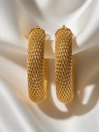 Creolen 585 / 14 Karat Gelbgold - Bild 2