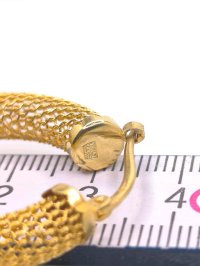 Ohrstecker Creolen 585 Gelbgold 14 Karat - Bild 5
