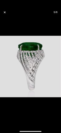 Verlobungsring 585 Gold Smaragd Diamant 7,88 ct - Bild 8