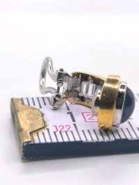Ohrringe 750 Gold Saphir 1,8ct Diamant 0,7ct - Bild 4