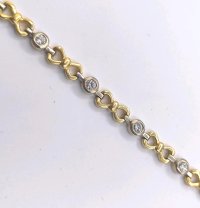 Tennisarmband 750 Gold Diamant 0,7 ct - Bild 6