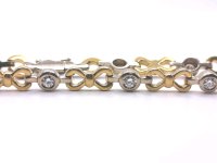 Tennisarmband 750 Gold 0,7 Ct Diamant H-J - Bild 9