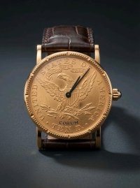 Corum Coin Watch 750/900 Gold 34g - Bild 5