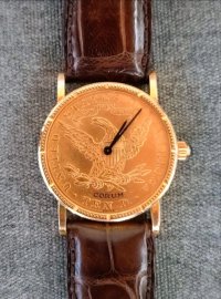 Corum Coin Watch Goldmünze 750/900 Gold 34g - Bild 7