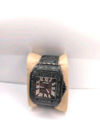 Cartier Santos 100 Ring schwarze Diamanten - Bild 12