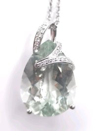 Anhänger 585 Gelbgold 13ct Aquamarin Diamant - Bild 2