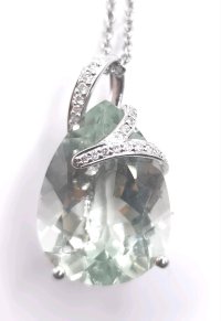 Anhänger 585 Gelbgold 13ct Aquamarin Diamant - Bild 4