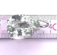 Anhänger 585 Gelbgold 13ct Aquamarin Diamant - Bild 5
