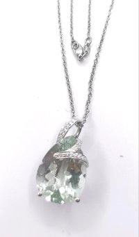 Anhänger 585 Gelbgold 13ct Aquamarin Diamant - Bild 7