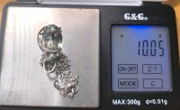 Anhänger 585 Gelbgold 13ct Aquamarin Diamant - Bild 11