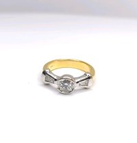 Verlobungsring 750 Gold 1.2 ct Diamant F-G - Bild 1