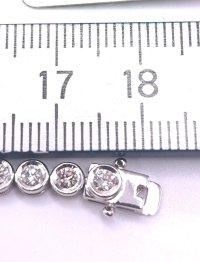 Tennisarmband 750 Gold 3,64 ct Diamanten - Bild 8