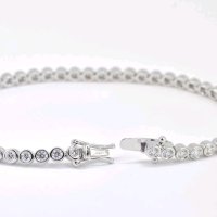 Tennisarmband 750 Gold mit 3,64 ct Diamanten - Bild 9