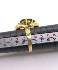Goldring 585/14 Karat mit Rauchquarz - Bild 4