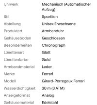Girard Perregaux Ferrari Chronograph Limited - Bild 3