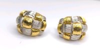 Ohrstecker 750 Weißgold 18 Karat Designer - Bild 1