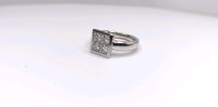 Diamantring 750 Weißgold 0,75 ct - Bild 1