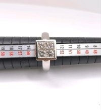 Diamantring 750 Weißgold 0,75 ct - Bild 5