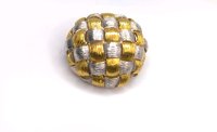 Brosche 750 Gold Weiß- Gelbgold Bicolor - Bild 6