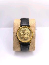 Uhr 750 Gold Beckenbauer Goldmünze - Bild 3