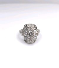Cocktailring Platin 950 mit 2,5 ct Diamant - Bild 1