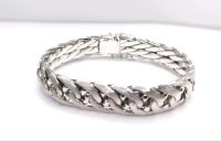 Armband 750 Weißgold massiv 47g - Bild 3